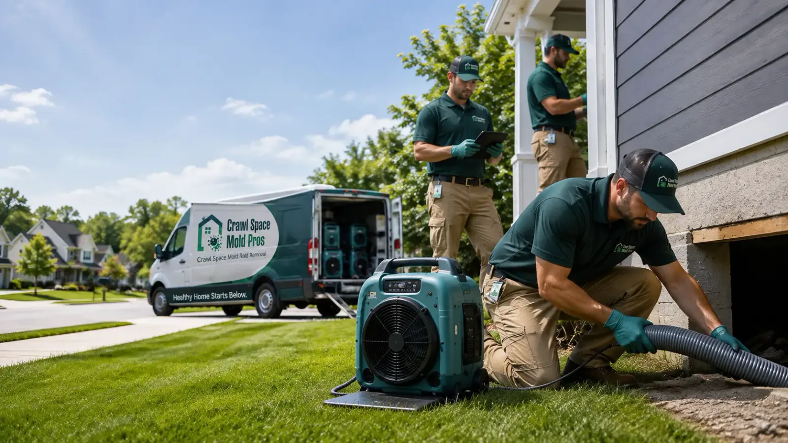 Crawl Space Mold Removal in Bath, IN